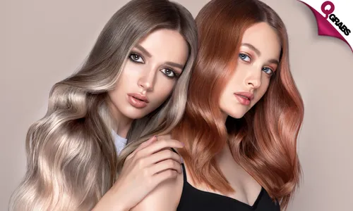 Full Hair Color + Straight Blow-Dry + Trim + Hair Wash!